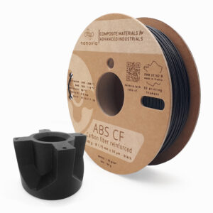 Nanovia ABS CF carbon fibre reinforced 3D printer filament