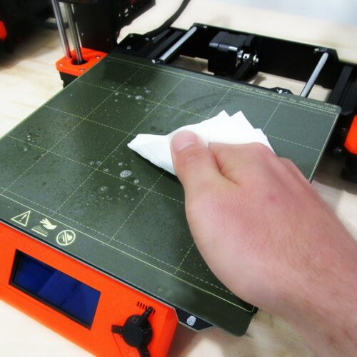 nettoyage de plateau d'imprimante 3D avec nanovia nettoyant plateau