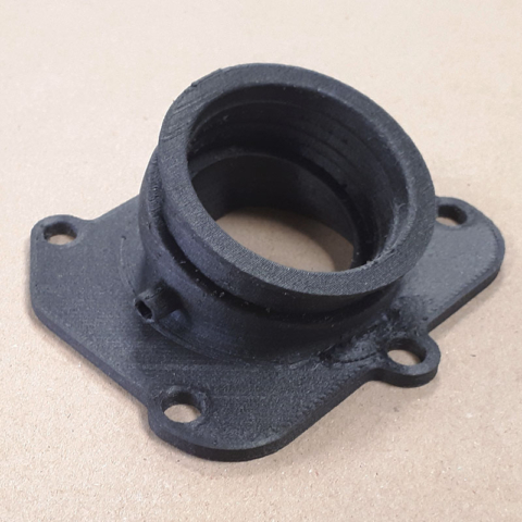 3D printed connection valve with Nanovia PA-6 carbon fibre reinforced filament