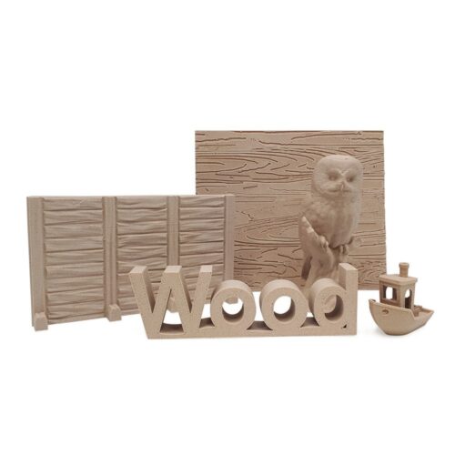Nanovia PLA wood toys and statues
