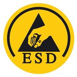 ESD Logo, electro static discharge