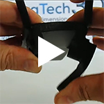 Support flexible imprimé en 3D avec le filament nanovia istroflex crée par Innovatech 3D