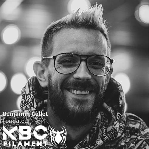 Benjamin Collet founder of KBC Filament