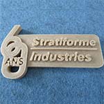 porte clé commémoratif par Stratiforme Industries