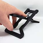 Coupe ongle à un main pour personnes en position de handicap en Nanovia PLA VX par Zenon 3D / ZeYoX 3D