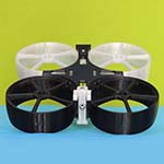3D printed racewhoop drone using nanovia tpu 70D by firstquadcopter