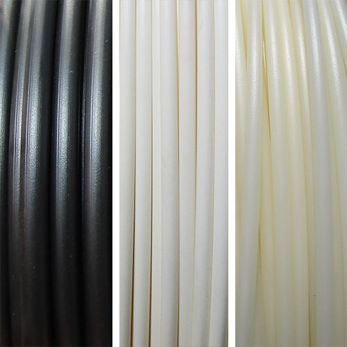 Nanovia ABS endocrine disruptor free black white and native fdm filament