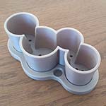 3D printed seedling pots